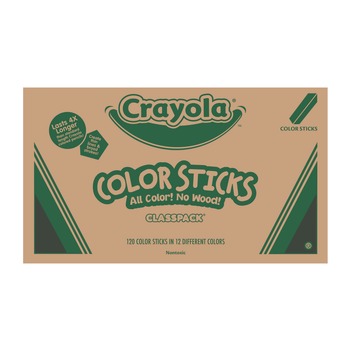 Crayola 68-7504 Color Sticks Classpack - Assorted Lead and Barrel Colors (120/Pack)
