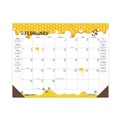 Clearance Center | House of Doolittle 1566 18.5 in. x 13 in. 12-Month (Jan to Dec) 2026 Recycled Honeycomb Desk Pad Calendar - Honeycomb Artwork image number 3
