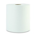 Paper Towels and Napkins | Boardwalk 8122 8 in. x 800 ft. 1-Ply Hardwound Paper Towels - White (6/Carton) image number 1