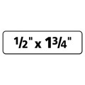 Labels | Avery 06467 0.5 x 1.75 Inkjet/Laser Removable Multi-Use Labels - White (2000/Pack) image number 1