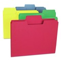 File Folders | Smead 11983 1/3-Cut Tabs Assorted Letter Size 0.75 in. Expansion SuperTab Colored File Folders - Red (100/Box) image number 4