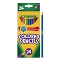 Pencils | Crayola 684024 3.3 millimeter 2B Long-Length Colored Pencil - Assorted Lead and Barrel Colors (1-Set) image number 3