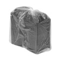 Food Trays, Containers, and Lids | Pactiv Corp. YCNB06000000 EarthChoice 5.75 in. x 5.95 in. x 3.1 in. Microwavable MFPP Plastic Hinged Lid Container With SmartLock - Black (400/Carton) image number 1