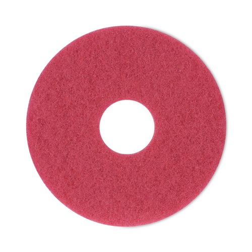 Just Launched | Boardwalk BWK4012RED 12 in. Diameter Buffing Floor Pads - Red (5/Carton) image number 0