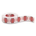 File Folders | Smead 67370 1 x 1.25 Numerical End Tab File Folder 0 Labels - White (1-Roll) image number 0