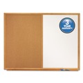  | Quartet S553 Bulletin/dry-Erase Board, Melamine/cork, 36 X 24, White/brown, Oak Finish Frame image number 1