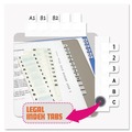Labels | Redi-Tag B31005 Legal Index Tabs, 1/12-Cut Tabs, A-Z, White, 0.44-in Wide, 104/pack image number 1