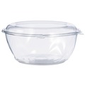 Bowls and Plates | Dart CTR64BD 64 oz. 8.9 in. Diameter x 4 in. Plastic Tamper-Resistant Tamper-Evident Bowls with Dome Lid - Clear (100/Carton) image number 0