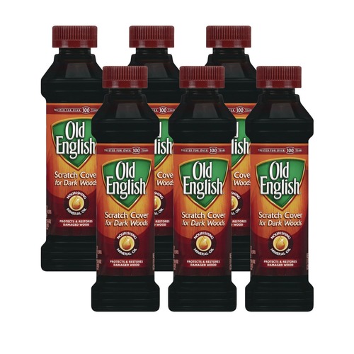 Furniture Cleaners | OLD ENGLISH 62338-75144 8 oz. Bottle Furniture Scratch Cover For Dark Woods (6/Carton) image number 0