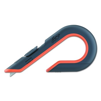 slice 10400 1.29 in. Carbon Steel Blade 7 in. Nylon Handle Replaceable Double Sided Box Cutters - Gray/Orange