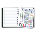 Notebooks & Pads | Blueline AF9150.81 75-Sheet 9.25 in. x 7.25 in. 1-Subject Medium/College Rule MiracleBind Notebook - Black Cover image number 4