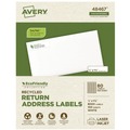 Dividers & Tabs | Avery 48467 0.5 in. x 1.75 in. EcoFriendly Mailing Labels for Inkjet/Laser Printers - White (80/Sheet, 100 Sheets/Box) image number 0
