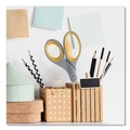 Arts & Crafts Supplies | Westcott 13526 7 in. Titanium Bonded Straight Scissors with 3 in. Cut Length - Gray/Yellow Handle image number 4