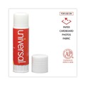 Adhesives & Glues | Universal UNV76752 1.3 oz. Applies and Dries Clear Glue Sticks (12/Pack) image number 4
