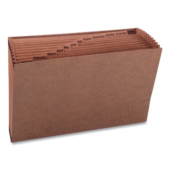 Smead 70490 12 Sections 1-1/2 Cut Tab Tuff Expanding Files - Legal Size, Redrope