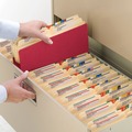 File Jackets & Sleeves | Smead 73231 3.5 in. Expansion Colored File Pockets - Letter Size, Red image number 9