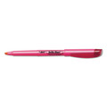 Highlighters | BIC BL11 PNK Brite Liner Chisel Tip Highlighter - Fluorescent Pink Ink/Pink/Black Barrel (1-Dozen) image number 2