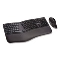 Office Electronics & Batteries | Kensington K75406US Pro Fit Ergo Wireless Keyboard and Mouse, 2.4 GHz Frequency, 30 ft Wireless Range, Black image number 1