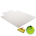 Office Chair Mats | Deflecto CM14233 45 in. x 53 in. Wide Lipped SuperMat Frequent Use Chair Mat for Medium Pile Carpet - Clear image number 6