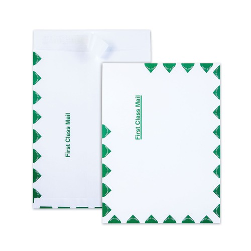 Envelopes & Mailers | Quality Park QUAS3615 Ship-Lite First Class 9 x 12 Cheese Blade Flap Envelope - White (100/Box) image number 0