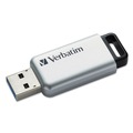 Office Electronics & Batteries | Verbatim 98664 16 GB Store 'n' Go Secure Pro USB Flash Drive with AES 256 Encryption - Silver image number 0