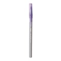 Pens | BIC GSMG11-PE Round Stic Grip Xtra Comfort Medium 1.2 mm Stick Easy-Glide System Ballpoint Pen - Purple Ink/Gray/Purple Barrel (1-Dozen) image number 3