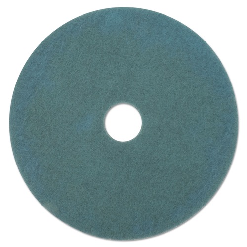 Cleaning & Janitorial Accessories | 3M 3100-27 27 in. Diameter Ultra High-Speed Floor Burnishing Pads 3100 - Aqua (5/Carton) image number 0