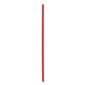 Cutlery | Boardwalk BWKSTRU525R10 5.25 in. Polypropylene Single-Tube Stir-Straws - Red (10000/Carton) image number 1