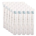 Just Launched | Dart 32AJ20H 32 oz. Horizon Hot/Cold Foam Drinking Cups - Teal/White (400/Carton) image number 2