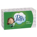 Paper Towels and Napkins | Puffs 80337535 2-Ply Plus Lotion Facial Tissue - White (24 Boxes/Carton) image number 1