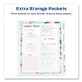 Dividers & Tabs | Avery 16825 5-Tab 11.13 in. x 9.25 in. Write and Erase Durable Plastic Dividers with Straight Pocket - White (1-Set) image number 5