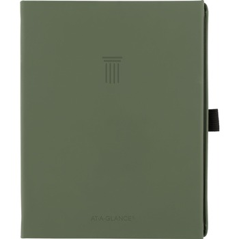AT-A-GLANCE FD20060 Foundation 8.5 in. x 6.75 in. Undated 12-Month Planner - Green Cover