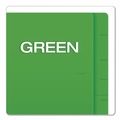 File Folders | Pendaflex H110DGR Letter Size 0.75 in. Expansion Colored End Tab Folders with Reinforced Double-Ply Straight Cut Tabs - Green (100/Box) image number 6