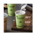 Cups and Lids | Pactiv Corp. DPHC16EC EarthChoice 16 oz. Compostable Paper Cups - Green (1000/Carton) image number 6