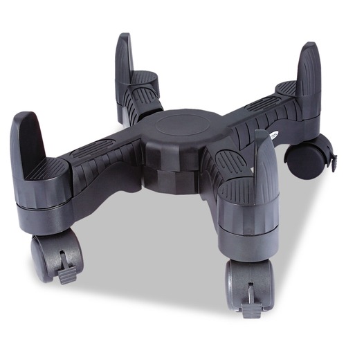 Monitor Stands | Kantek CS200B 4.5 in. x 16 in. x 7 in. Mobile CPU Stand - Black image number 0