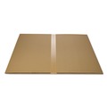 Office Chair Mats | Alera CM2E232ALEPL 45 x 53 All Day Use Non-Studded Chair Mat for Hard Floors - Clear image number 4