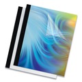 Sheet Protectors | Fellowes Mfg Co. 5256601 11 in. x 8.5 in. 91 to 120 Sheet Capacity Unpunched Thermal Binding System Presentation Covers - Clear (10/Pack) image number 1