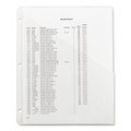 Sheet Protectors | Smead 89506 Organized Up 2-Section Poly Slash Jackets - Letter Size/Clear (5/Pack) image number 3