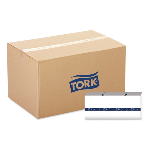 Paper Towels and Napkins | Tork 105065 1-Ply 7.91 in. x 8.85 in. PeakServe Continuous Hand Towel - White (12/Carton) image number 0