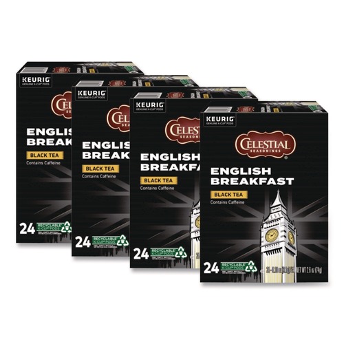Beverages & Drink Mixes | Celestial Seasonings 5000330008 Black Tea K-Cups - English Breakfast (96/Carton) image number 0