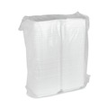 Food Trays, Containers, and Lids | Pactiv Corp. YHLW08010000 SmartLock 8 in. x 8 in. x 3 in. Medium Foam Hinged Lid Container - White (150/Carton) image number 2