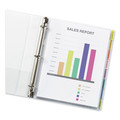 Sheet Protectors | Avery 74161 Protect 'n Tab Letter Size 8-Tab Top-Load Sheet Protectors - Clear (1-Set) image number 2