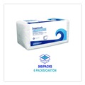 Paper Towels and Napkins | Boardwalk 4514 12 in. x 12 in. 1-Ply 1/4-Fold Lunch Napkins - White (6/Carton) image number 2