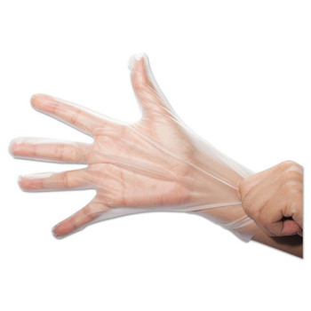 DISPOSABLE GLOVES | SemperGuard HPEF204 Semperguard Foodsafe Stretch Poly Gloves, Clear, Large, Polyethylene, 2000/ctn