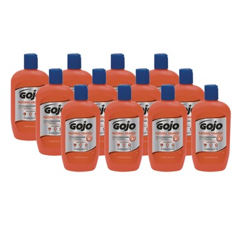 SKIN CARE AND HYGIENE | GOJO Industries 0957-12 Natural Orange 14 oz. Pumice Hand Cleaner - Citrus (12/Carton)