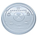 Cups and Lids | Fabri-Kal 000000000009509112 Greenware X-Slot Cold Drink Lids - Clear (1,000/Carton) image number 0