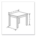 Coffee & Accent Tables | HON H80193.PINCPINC 80000 24w x 20d x 20h Laminate Occasional Rectangular End Table - Pinnacle image number 3