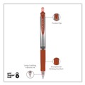 Pens | uni-ball 65942 Signo 0.7 mm Retractable Gel Pen - Red Ink/Silver/Red Barrel/Medium (1-Dozen) image number 3