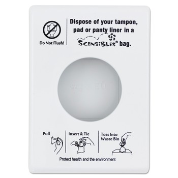 HOSPECO SDW Scensibles Personal Disposal Bag Dispenser - White