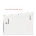 Office Presentation Supplies | Deflecto 588601 8.5 in. x 11 in. Insert Superior Image Cubicle Sign Holder - Clear image number 10